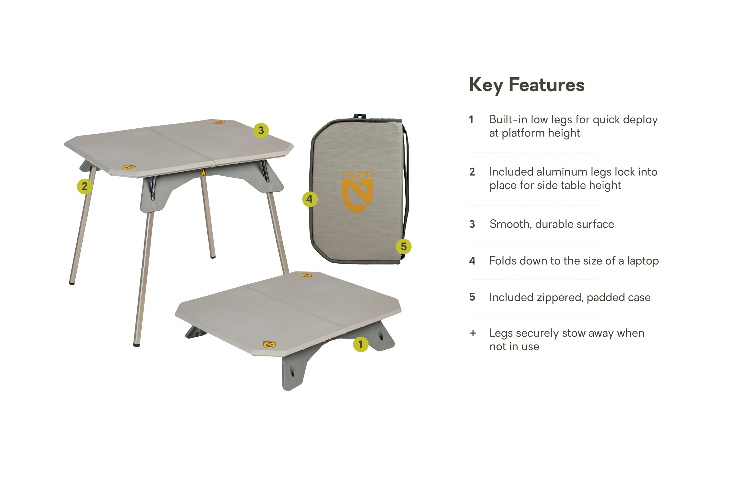 Moonlander? Dual-Height Camp Table - Image 9